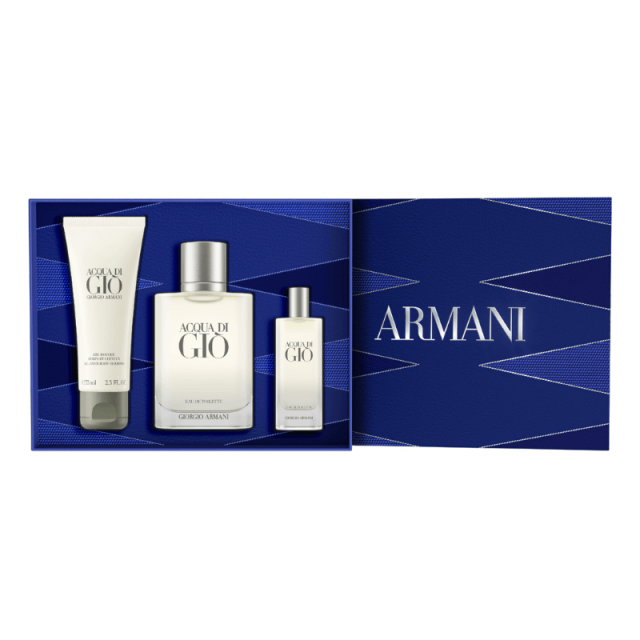Armani - Acqua Di Gio Homme | Coffret Eau de Toilette, son vaporisateur de voyage et son gel douche