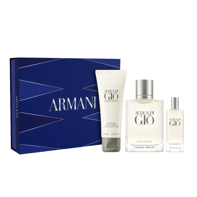 Armani - Acqua Di Gio Homme | Coffret Eau de Toilette, son vaporisateur de voyage et son gel douche