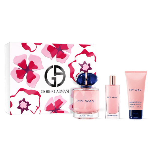 Armani - My Way | Coffret Eau de Parfum avec son vaporisateur de sac et son lait parfumé