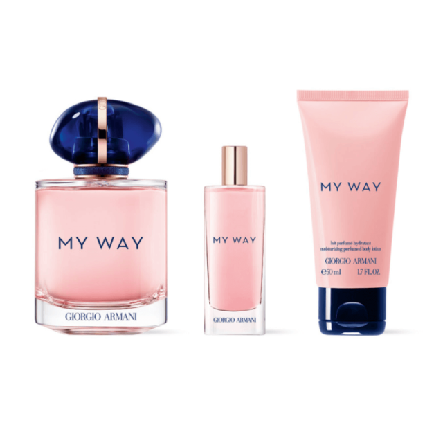 Armani - My Way | Coffret Eau de Parfum avec son vaporisateur de sac et son lait parfumé