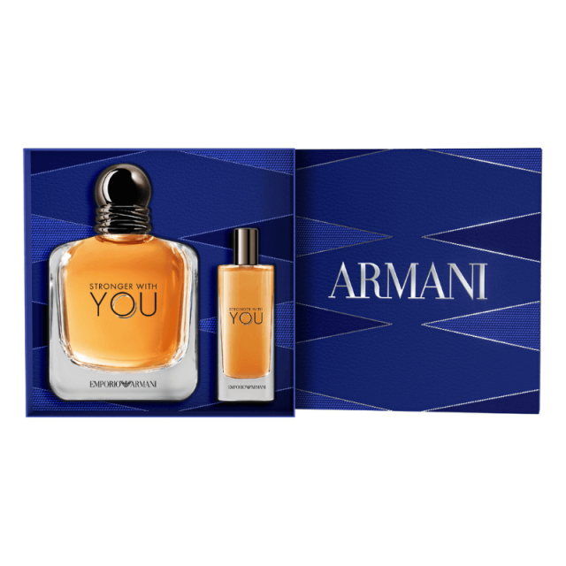 Armani - Stronger With You | Coffret Eau de Toilette et vaporisateur de voyage