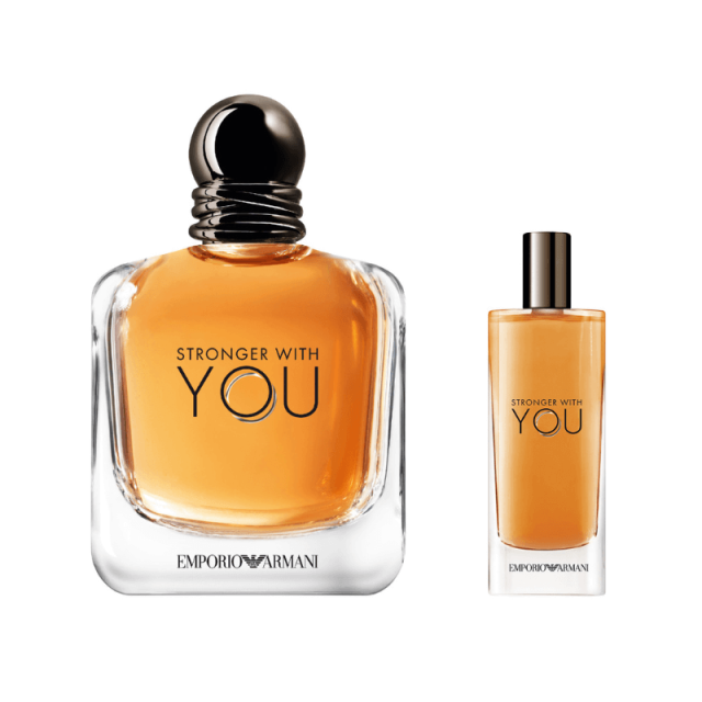Armani - Stronger With You | Coffret Eau de Toilette et vaporisateur de voyage