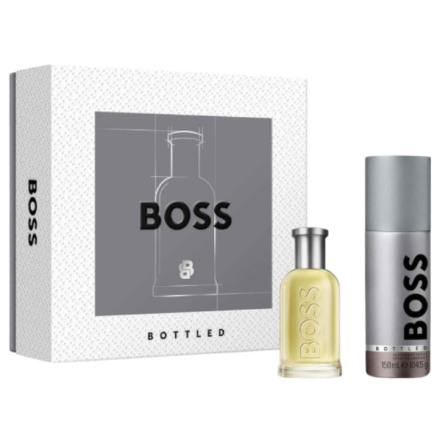 Hugo Boss - Boss Bottled | Coffret Eau de Toilette et son déodorant spray