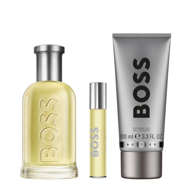 Hugo Boss - Boss Bottled | Coffret Eau de Toilette, vaporisateur de voyage et gel douche