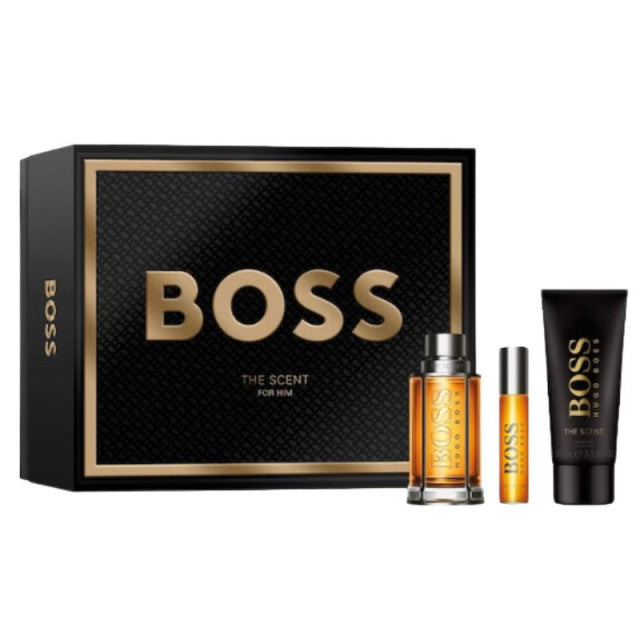 Hugo Boss - Boss The Scent | Coffret Eau de Toilette avec son vaporisateur de voyage et son gel douche