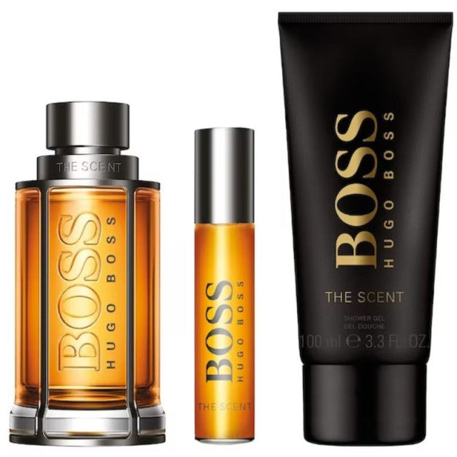 Hugo Boss - Boss The Scent | Coffret Eau de Toilette avec son vaporisateur de voyage et son gel douche