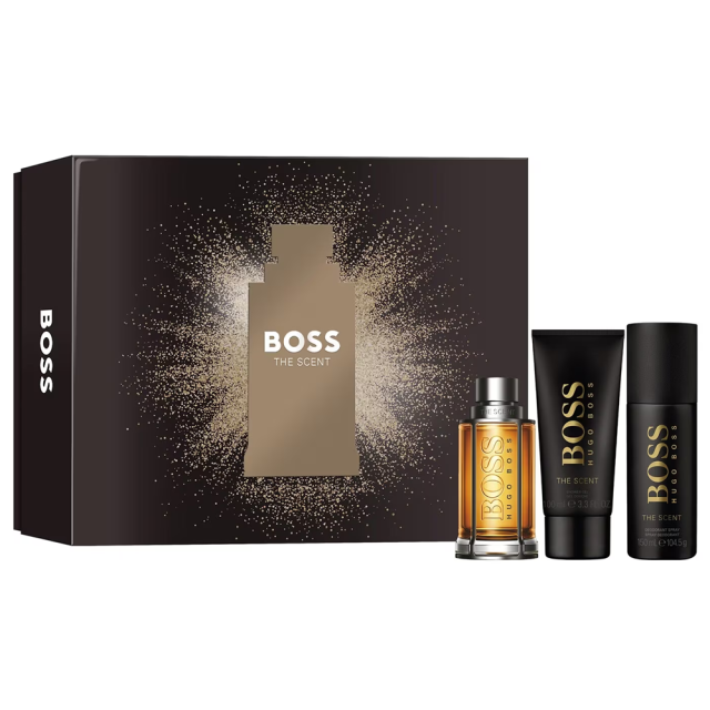 Hugo Boss - Boss The Scent | Coffret Eau de Toilette avec son Gel Douche et son Déodorant Spray