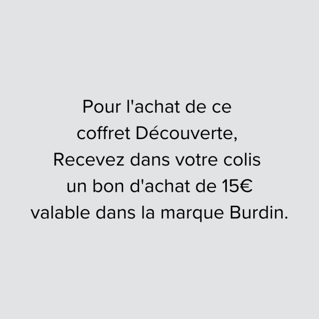 Burdin - Coffret Platinium | 5 Eaux de Parfum