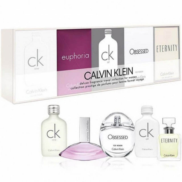 Calvin Klein - Coffret Miniatures | 5 Parfums Femme et Mixtes