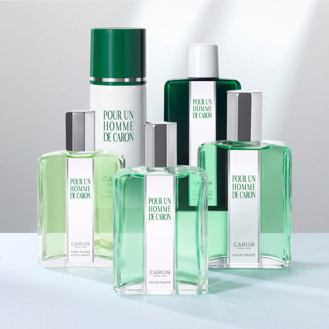 Caron - Pour un Homme | Coffret Eau de Toilette, son gel douche et ses vaporisateurs de voyage