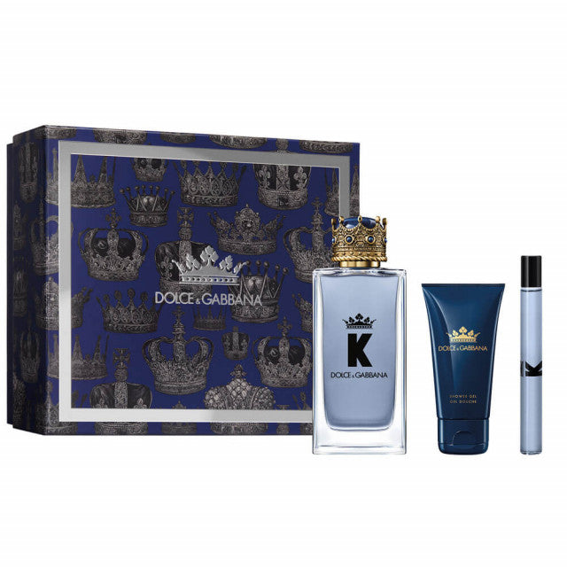 Dolce & Gabbana - K by Dolce&Gabbana | Coffret Eau de Toilette avec son Vaporisateur de Voyage et son Gel Douche
