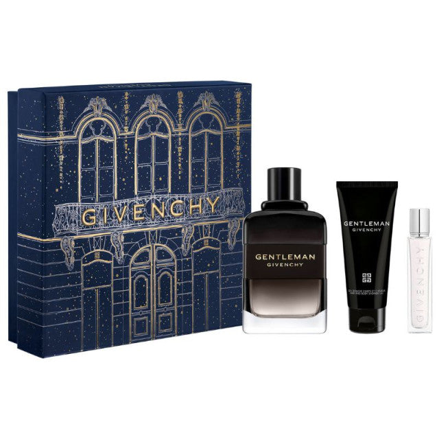Givenchy - Gentleman | Coffret Eau de Parfum boisée, vaporisateur de voyage et gel douche
