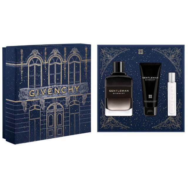 Givenchy - Gentleman | Coffret Eau de Parfum boisée, vaporisateur de voyage et gel douche
