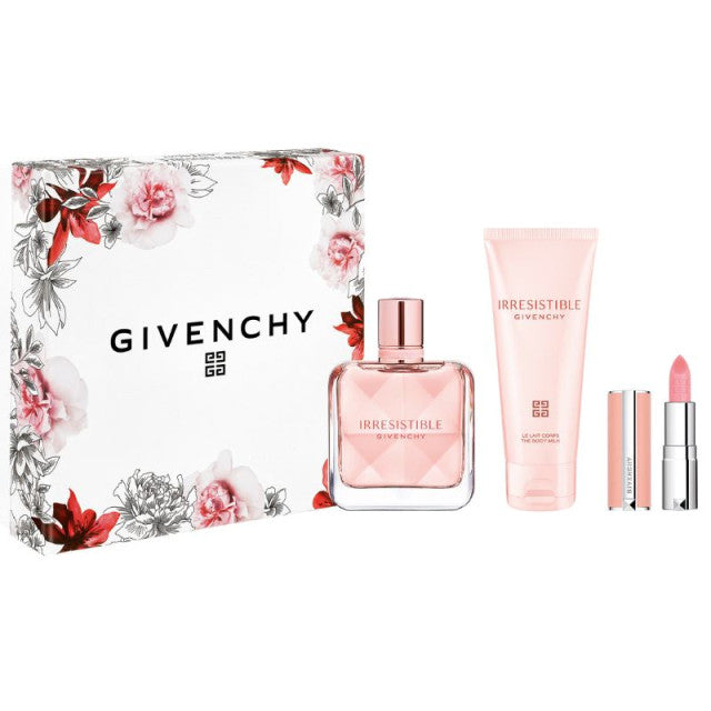 Givenchy - Irresistible | Coffret Eau de Parfum et Lotion Corps et son Mini Embellisseur à Lèvres
