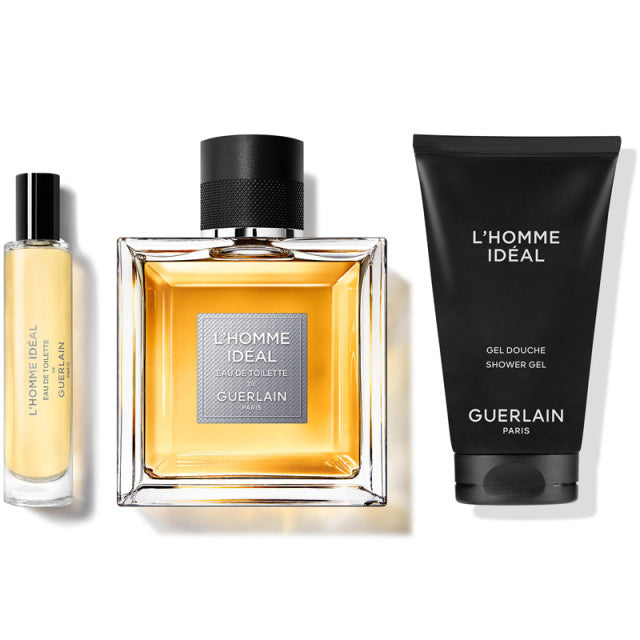 Guerlain - L'Homme Idéal | Coffret Eau de Toilette, vaporisateur de voyage et gel douche