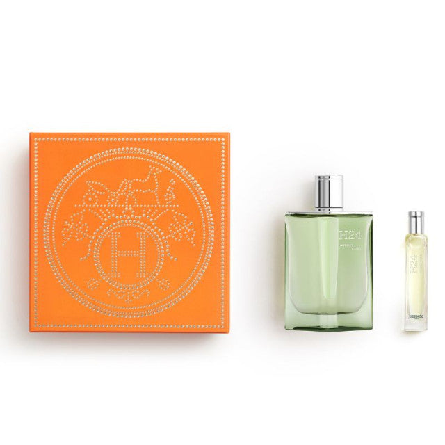 Hermès - H24 Herbes Vives | Coffret Eau de Parfum avec son vaporisateur de voyage