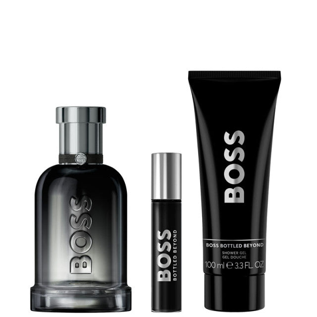 Hugo Boss - Boss Bottled Beyond | Coffret Eau de Parfum, vaporisateur de voyage et gel douche