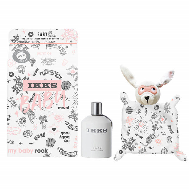 IKKS - IKKS Baby Rock Girl | Coffret Eau de Senteur et son Doudou