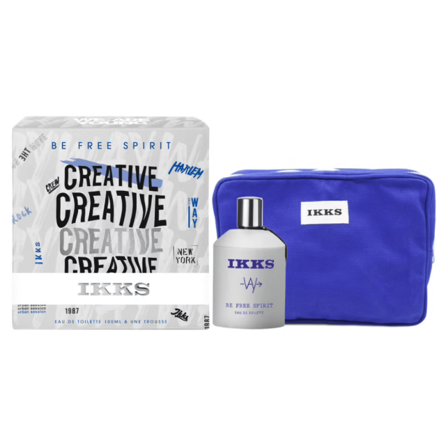 IKKS - Be Free Spirit | Coffret Eau de Toilette et sa Trousse