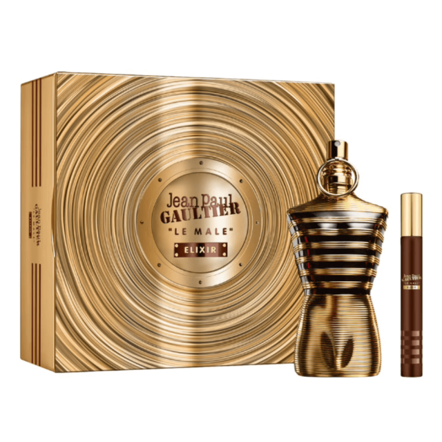 Jean Paul Gaultier - Le Male Elixir | Coffret Parfum et son Vaporisateur de Voyage