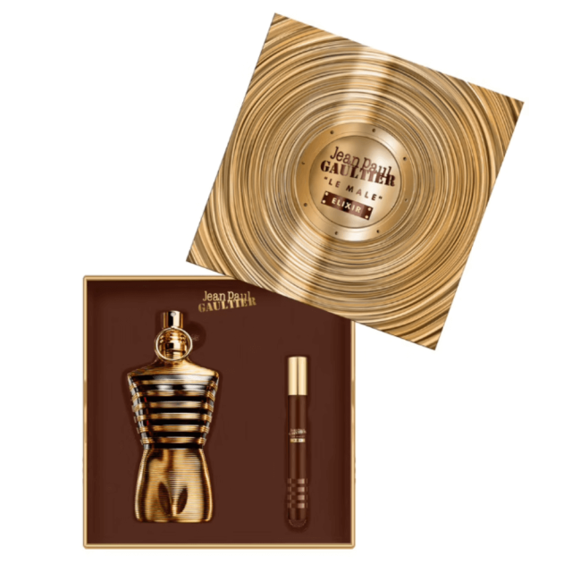 Jean Paul Gaultier - Le Male Elixir | Coffret Parfum et son Vaporisateur de Voyage