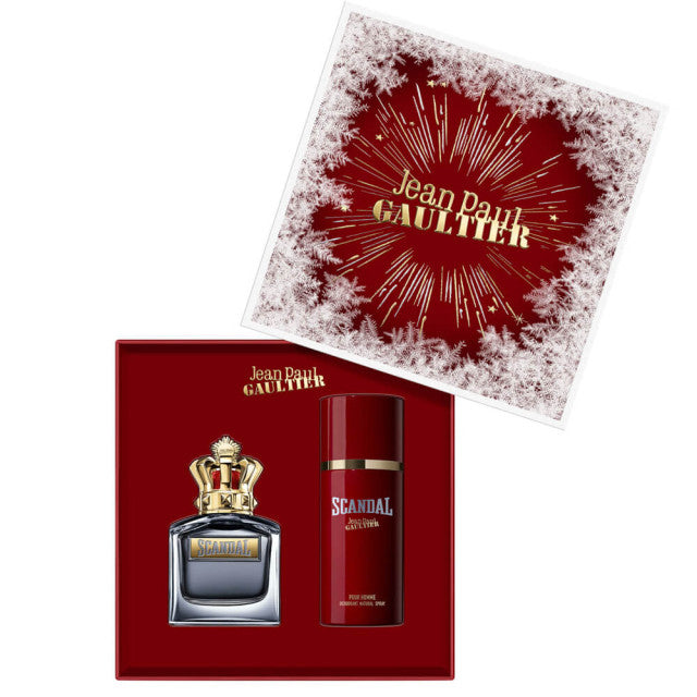 Jean Paul Gaultier - Scandal pour Homme | Coffret Eau de Toilette et son déodorant spray