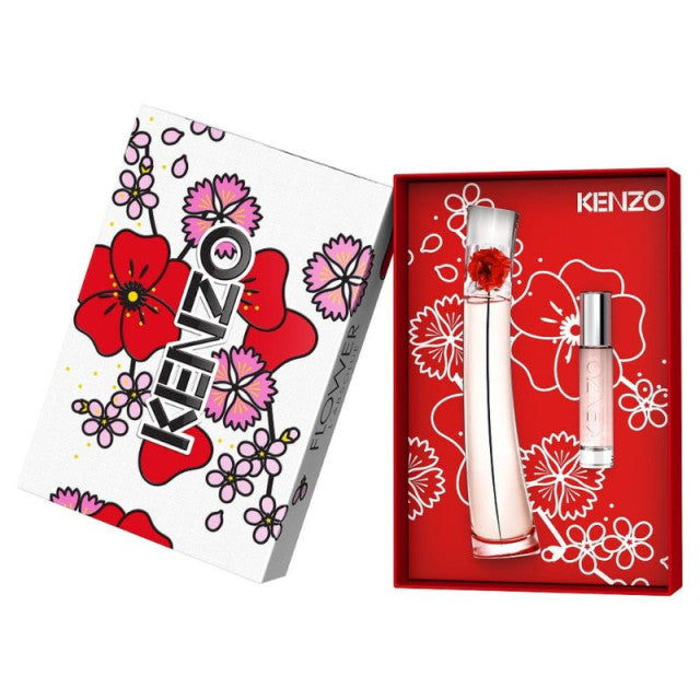 Kenzo - FLOWER BY KENZO L'ABSOLUE | Coffret Eau de Parfum et son vaporisateur de sac