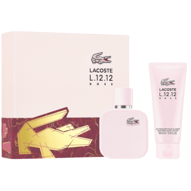 Lacoste - L.12.12 Rose | Coffret Eau de Parfum et lait corps