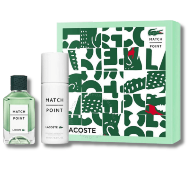 Lacoste - Match Point | Coffret Eau de Toilette avec son Déodorant Spray