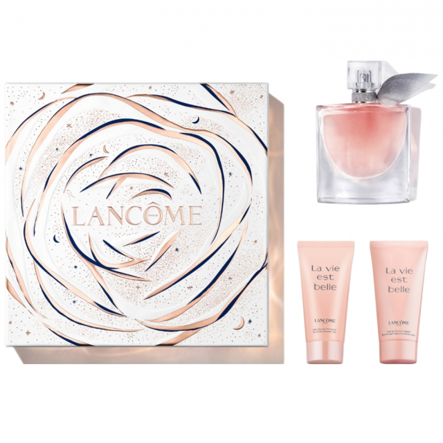 Lancôme - La Vie est Belle | Coffret Eau de Parfum avec son Lait de Parfum et son Gel Douche