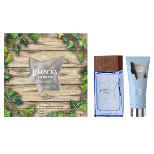 Lolita Lempicka - Lempicka Homme | Coffret Eau de Toilette avec son gel après-rasage
