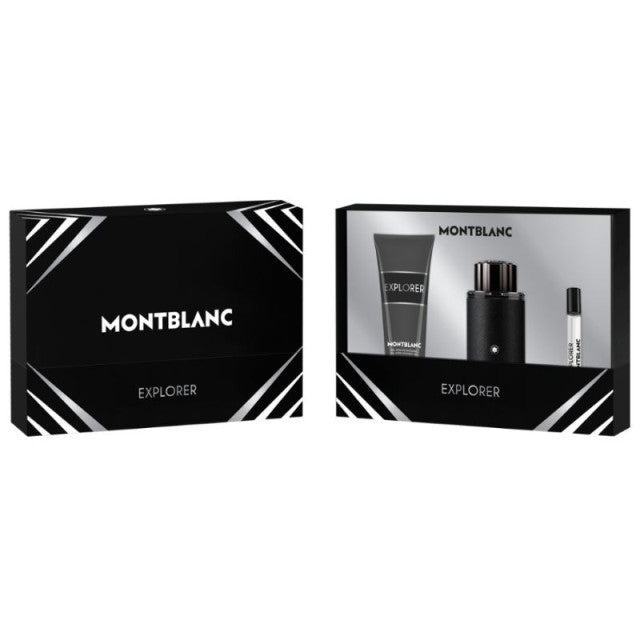 Montblanc - Explorer | Coffret Eau de Parfum avec son vaporisateur de voyage et son gel douche