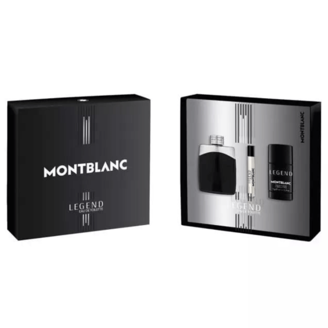 Montblanc - Legend | Coffret Eau de Toilette, son vaporisateur de voyage et son déodorant stick