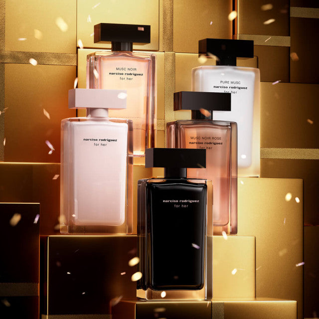 Narciso Rodriguez - For Her Musc Noir | Coffret Eau de Parfum avec son Lait Corps et son Gel Douche