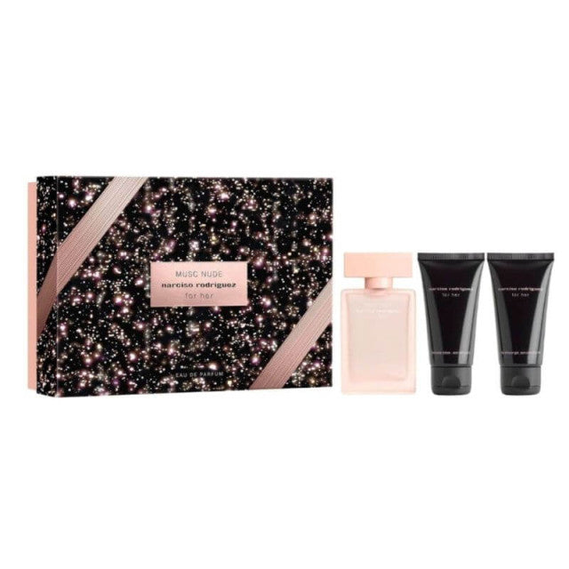 Narciso Rodriguez - For Her Musc Nude | Coffret Eau de Parfum, lait corps et soin douche