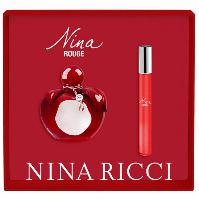 Nina Ricci - Nina Rouge | Coffret Eau de Toilette avec son Roll-On