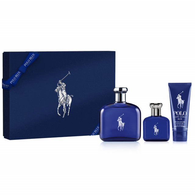 Ralph Lauren - Polo Blue | Coffret Eau de Toilette Deux Vaporisateurs et son Gel Douche