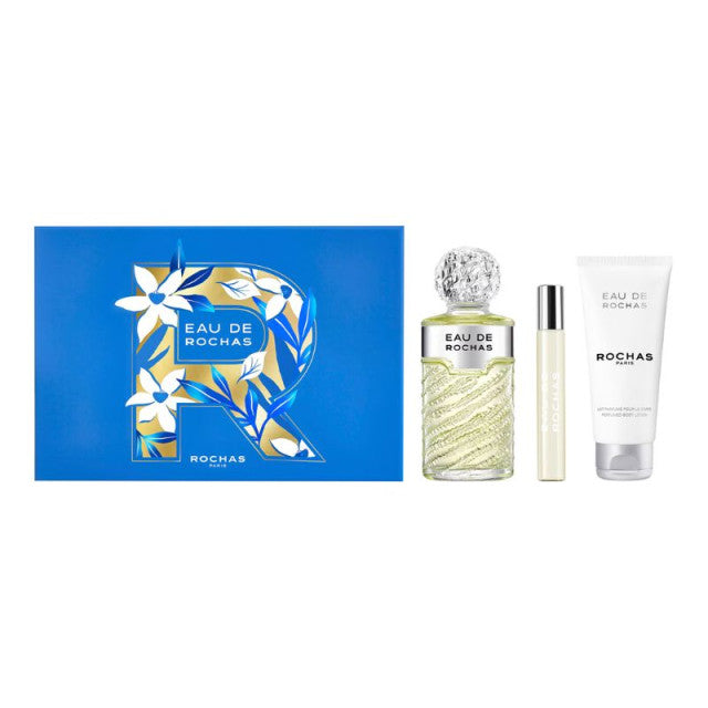 Rochas - Eau de Rochas | Coffret Eau de Toilette, vaporisateur de sac et lait corps