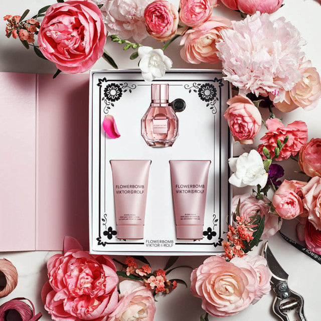 Viktor & Rolf - Flowerbomb | Coffret Eau de Parfum, Gel douche et Lait corps