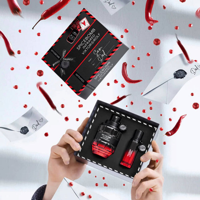 Viktor & Rolf - Spicebomb Infrared | Coffret Eau de Toilette avec son Vaporisateur de Voyage
