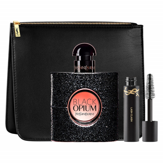 Yves St Laurent - Black Opium | Coffret Eau de Parfum avec son Mascara et sa Trousse
