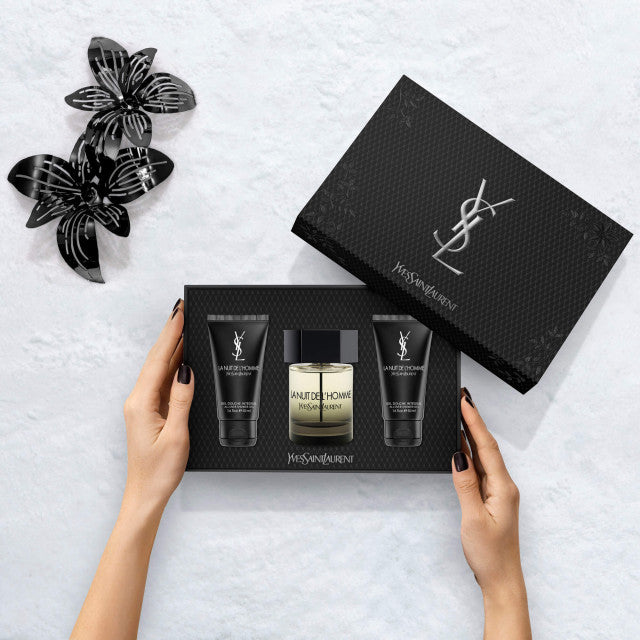 Yves St Laurent - La Nuit de l'Homme YSL | Coffret Eau de Toilette avec ses deux gels douche