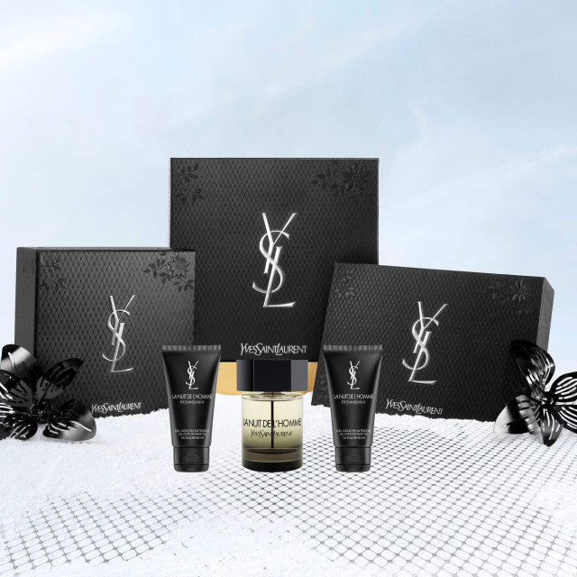 Yves St Laurent - La Nuit de l'Homme YSL | Coffret Eau de Toilette avec ses deux gels douche
