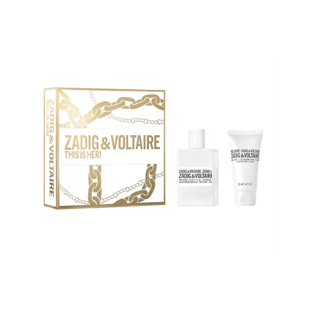 Zadig & Voltaire - This Is Her! | Coffret Eau de Parfum avec son lait corps parfumé